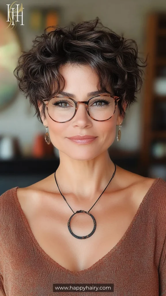 Curly Pixie Cut 11