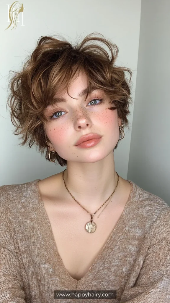 Curly Pixie Cut 34