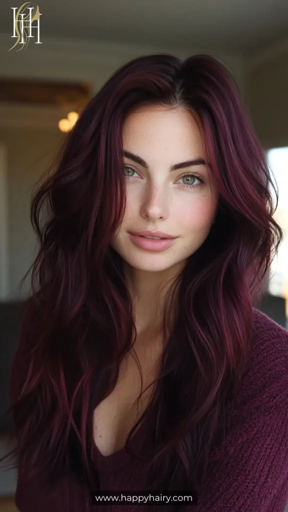 Dark Burgundy Hair 12