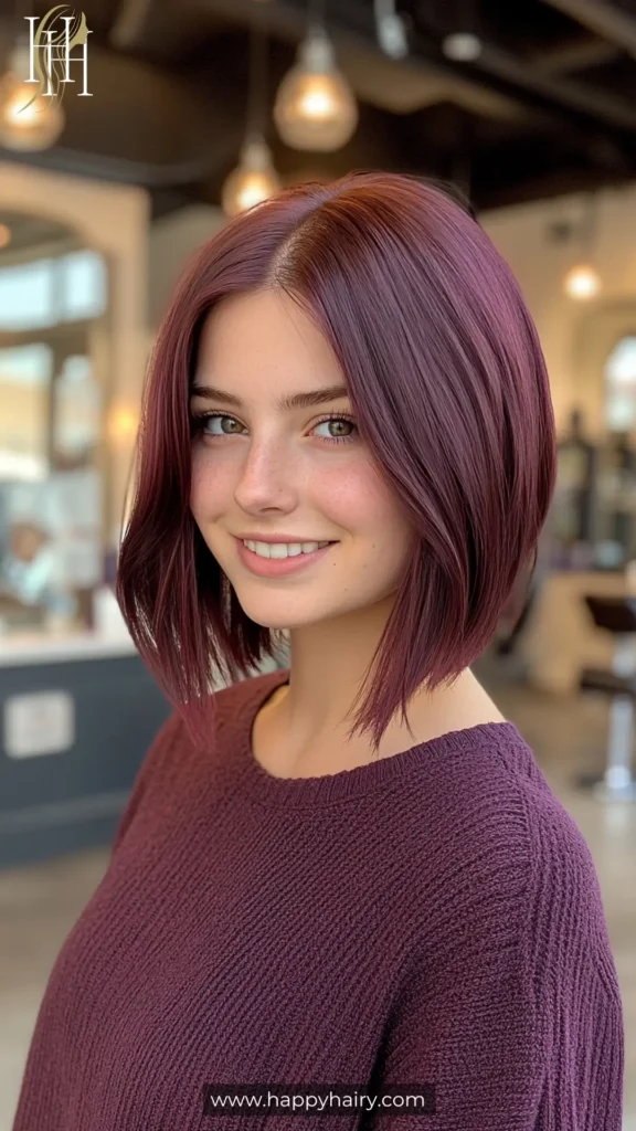 Dark Burgundy Hair 16