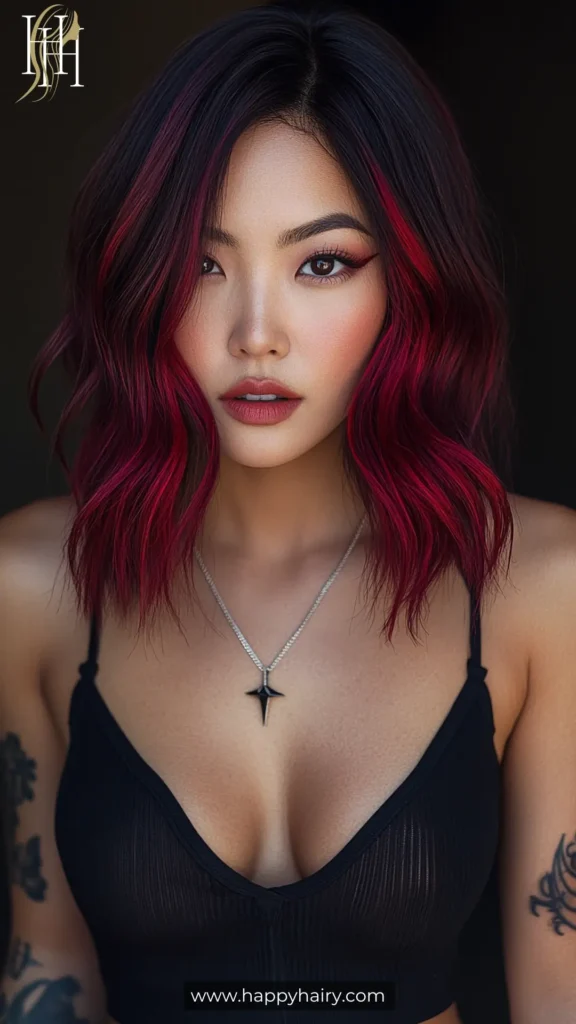 Dark Burgundy Hair 18