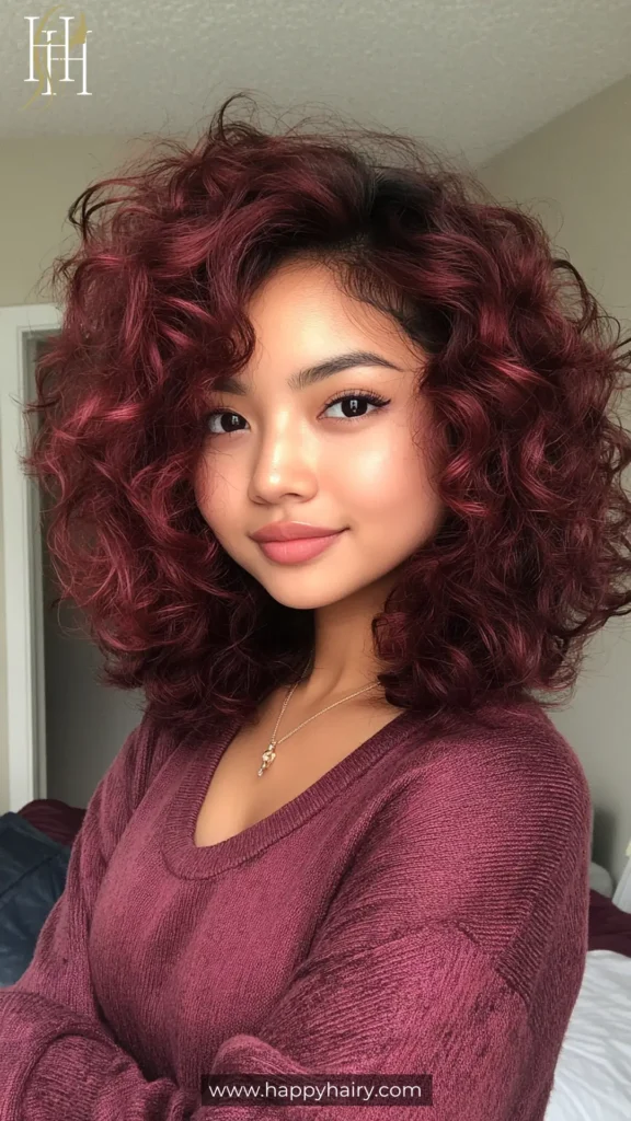 Dark Burgundy Hair 20