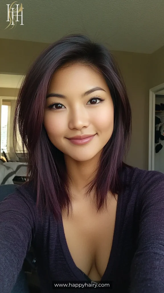 Dark Burgundy Hair 22