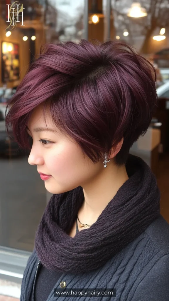 Dark Burgundy Hair 23