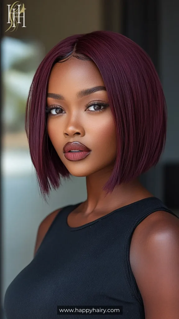 Dark Burgundy Hair 32