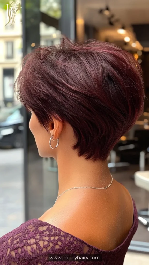 Dark Burgundy Hair 38