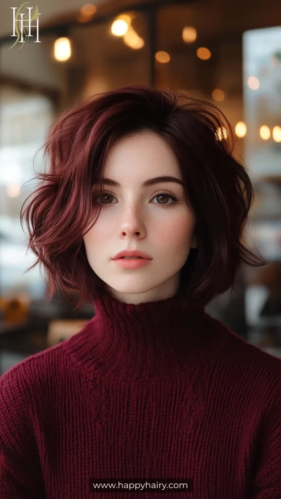 Dark Burgundy Hair 42