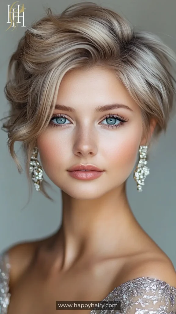 Prom hairstyles for short hair 16