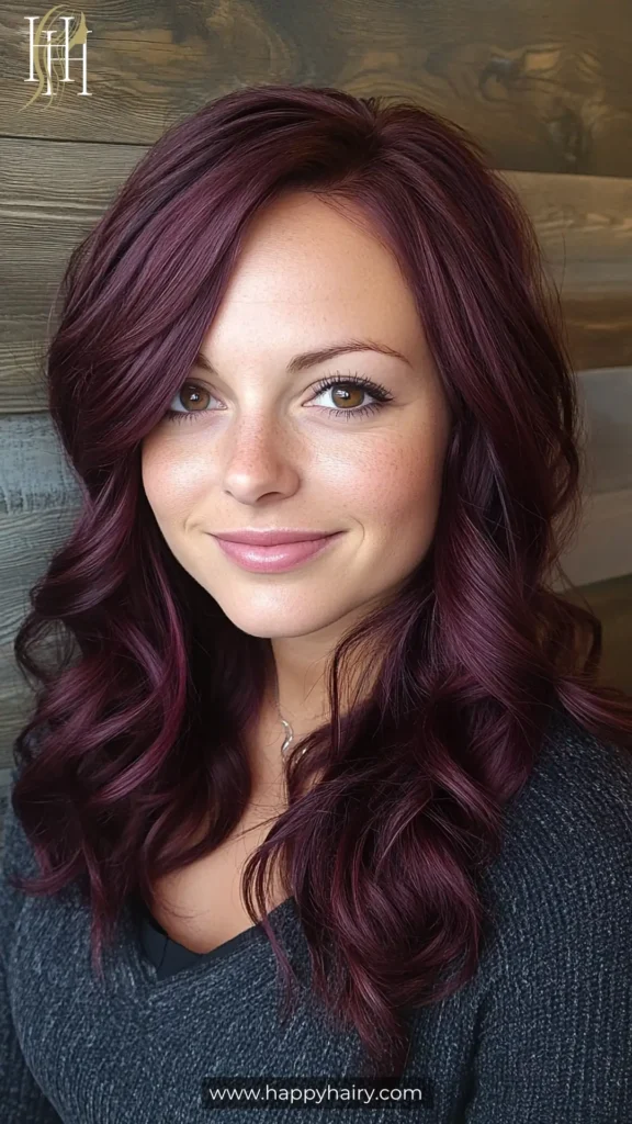 burgundy brown hair 1