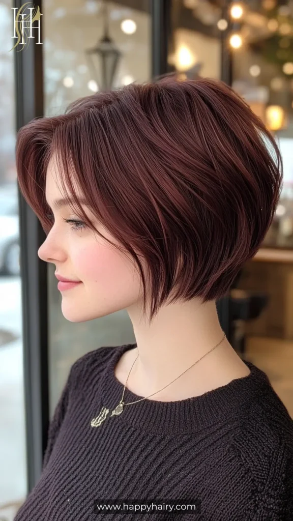 burgundy brown hair 14