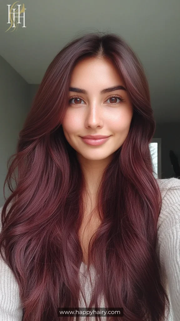 burgundy brown hair 2