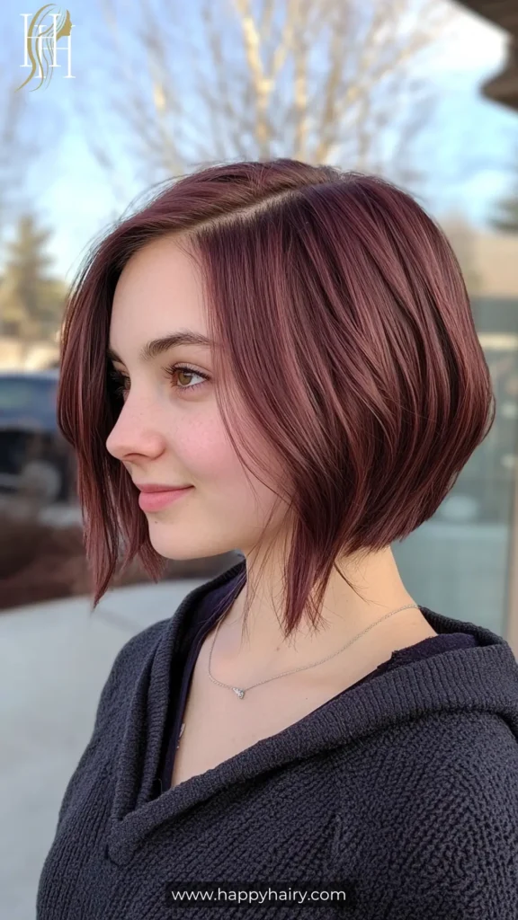 burgundy brown hair 3