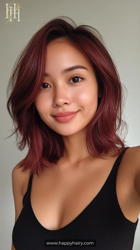 burgundy brown hair 6