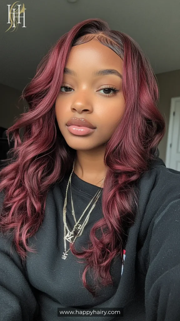 burgundy brown hair 8