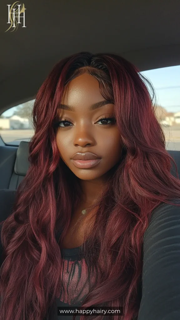 burgundy brown hair 9