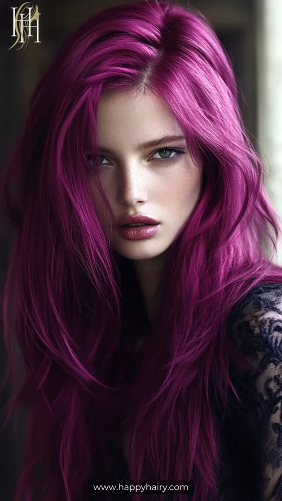 fuschia hair 10