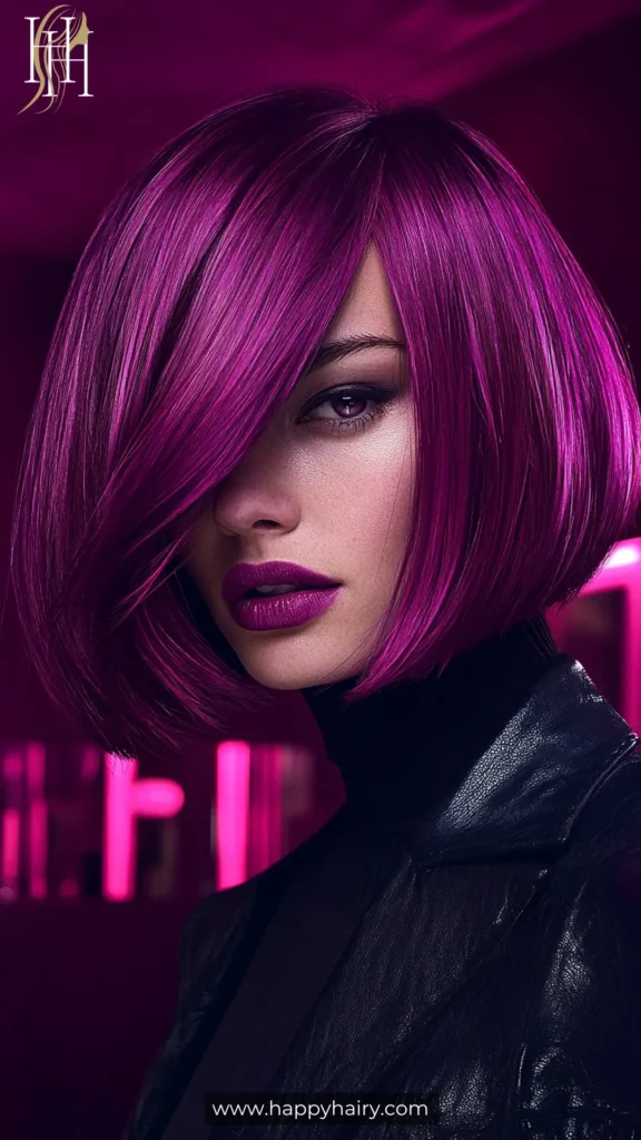 fuschia hair 12