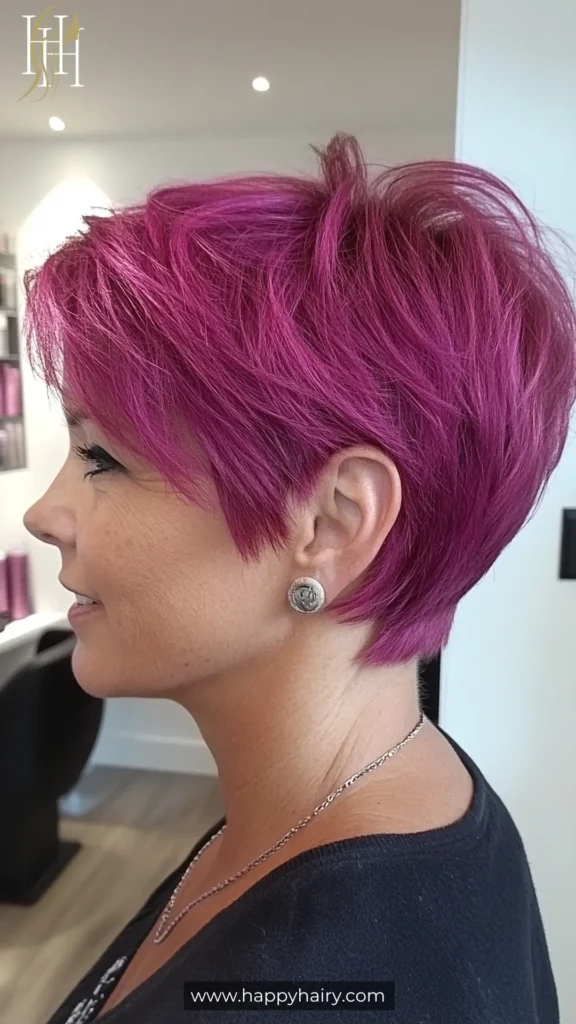 fuschia hair 13