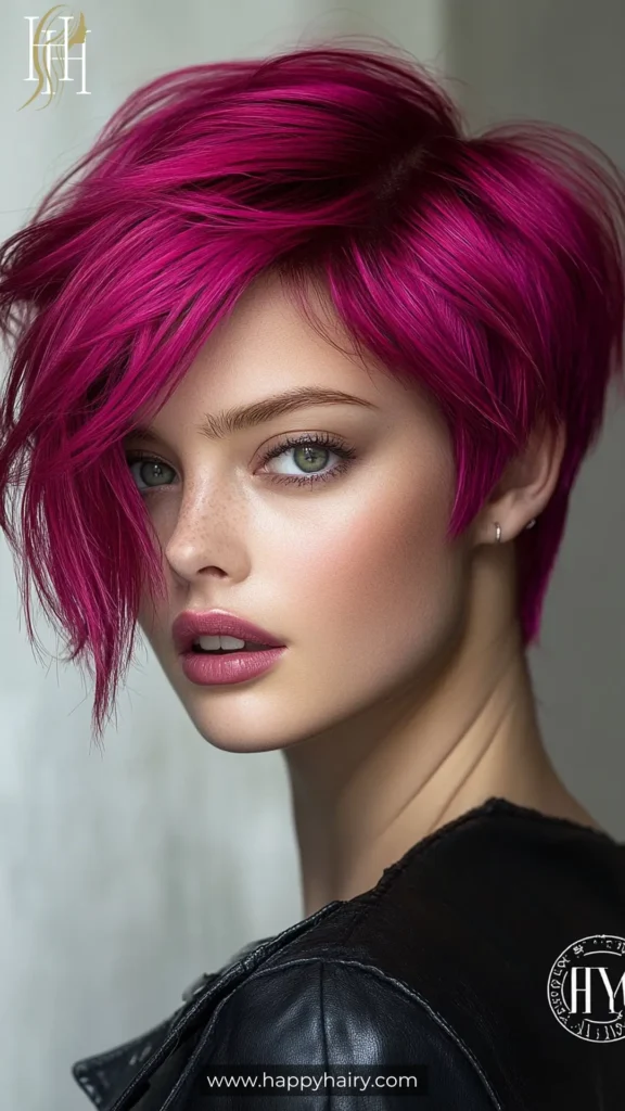 fuschia hair 14