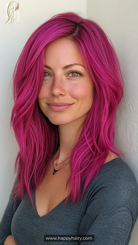 fuschia hair 17