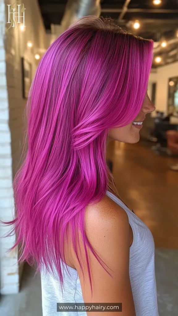 fuschia hair 18