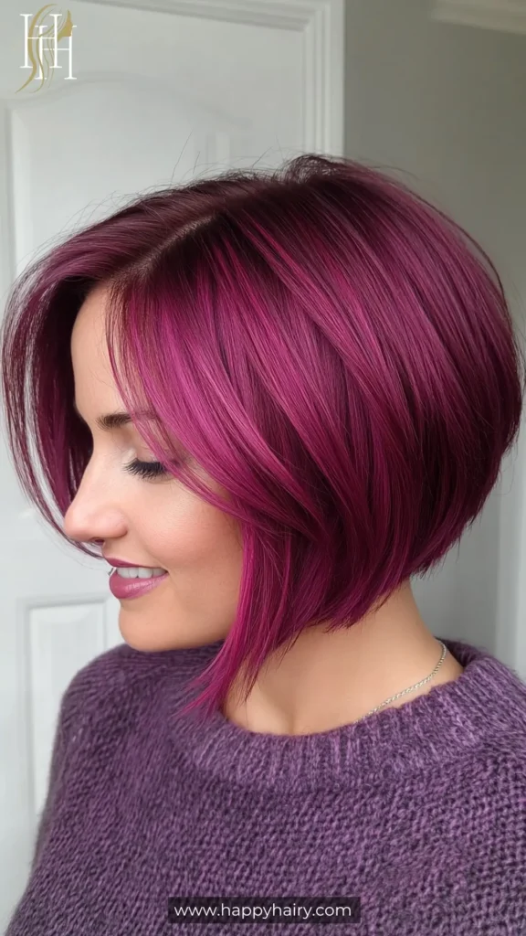 fuschia hair 19