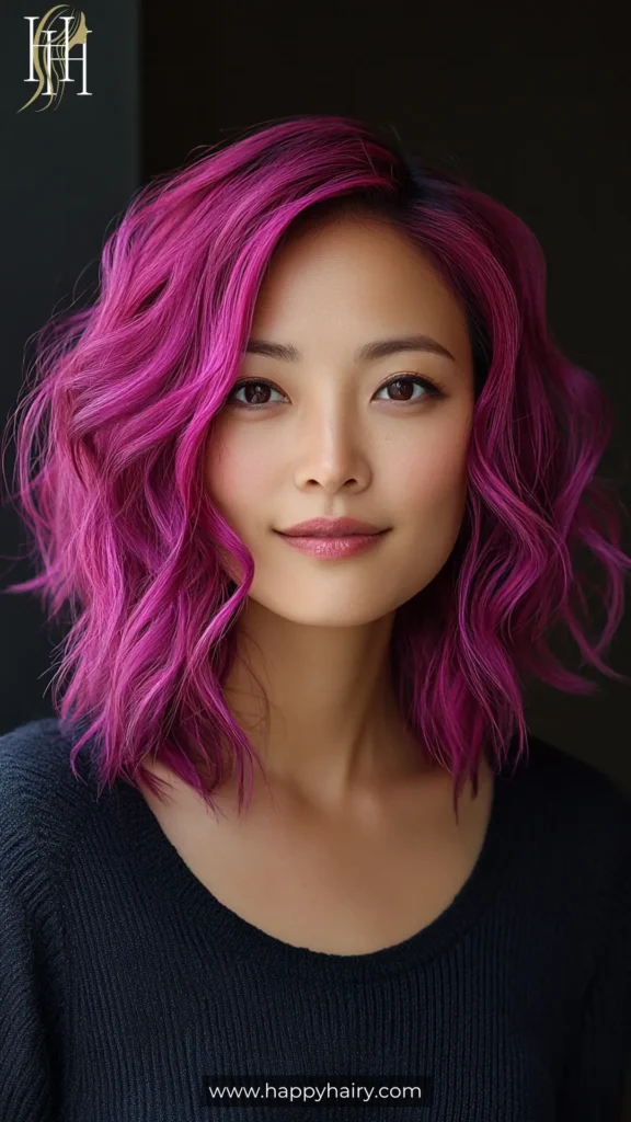 fuschia hair 2