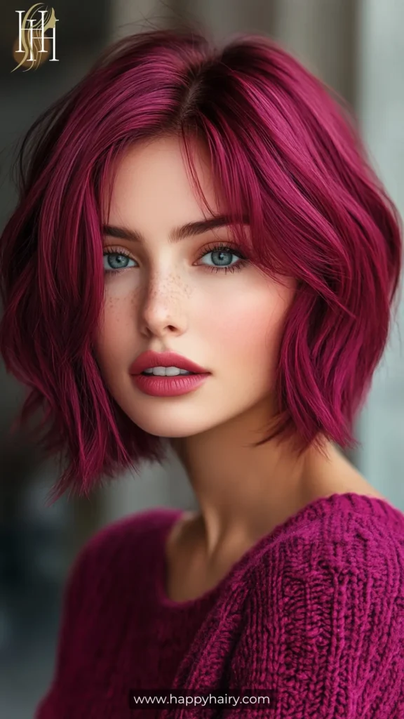 fuschia hair 21