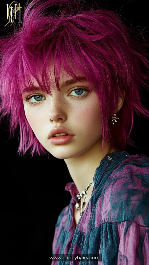 fuschia hair 22