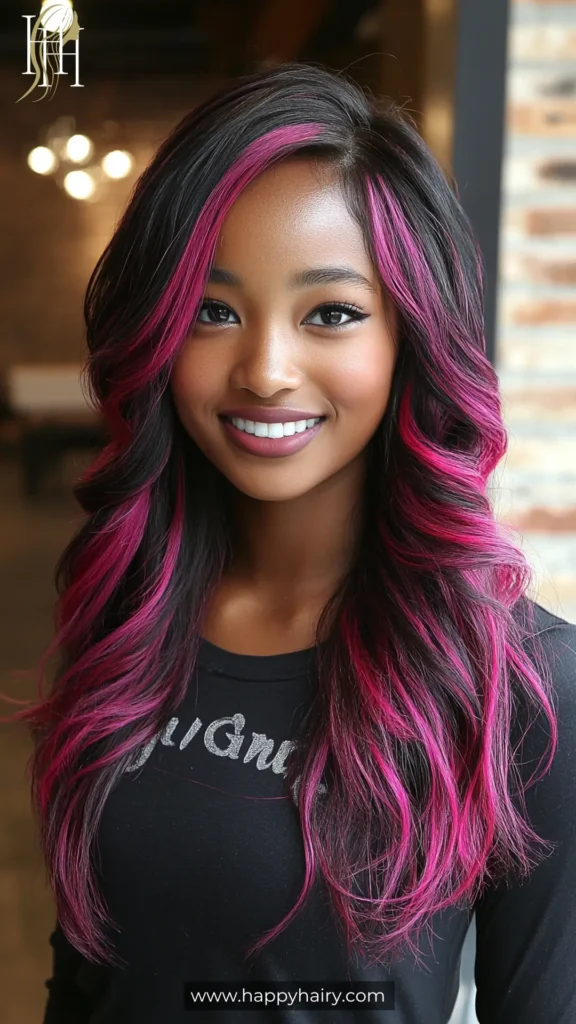 fuschia hair 5