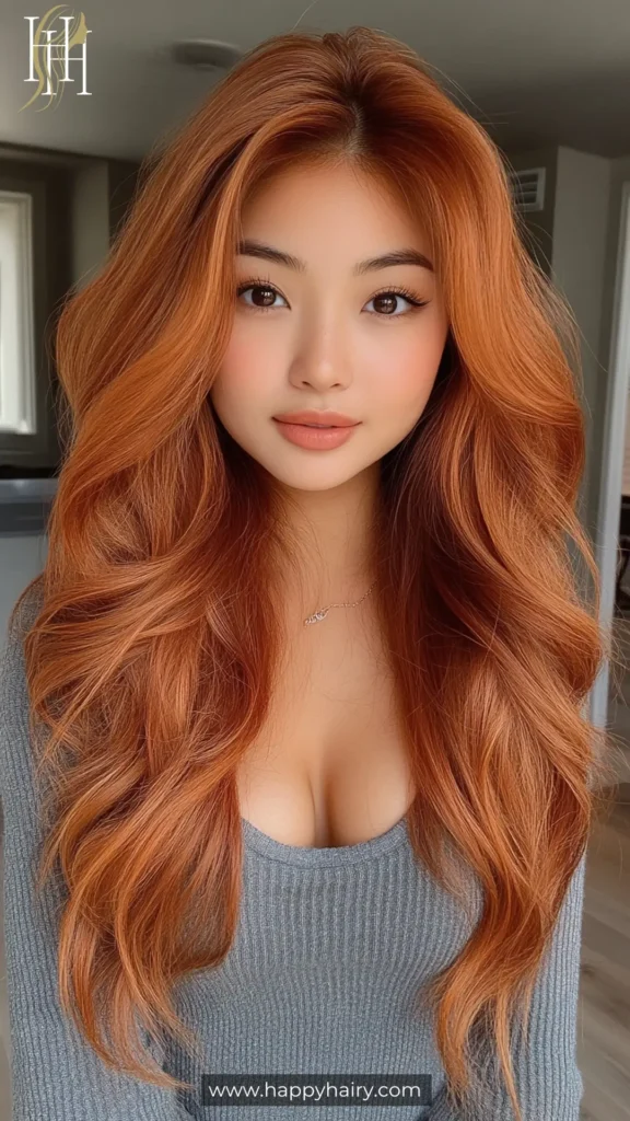 red orange hair 14