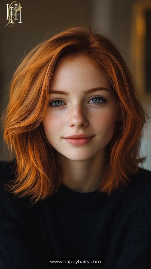 red orange hair 30