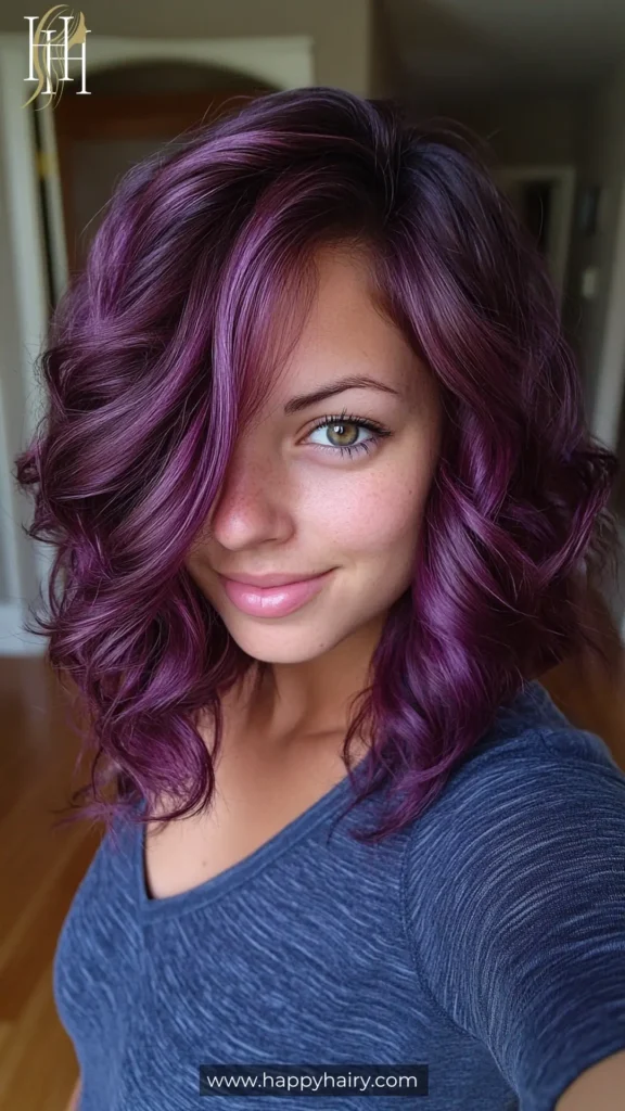 wine hair color 20