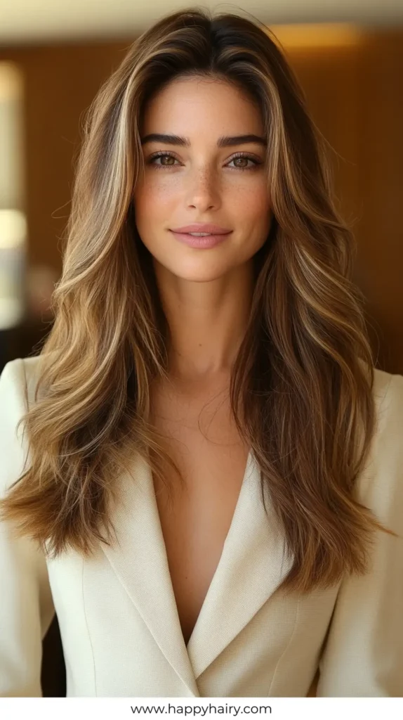 Smooth Blowout 3 Easy Work Hairstyles for Long Hair 12