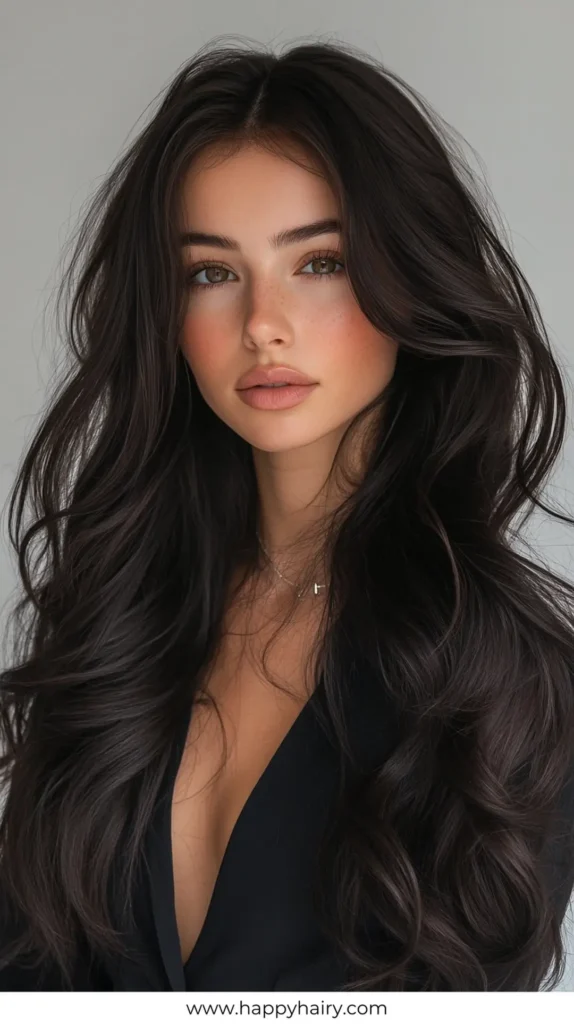 Wavy Side Flip 3 Easy Work Hairstyles for Long Hair 15