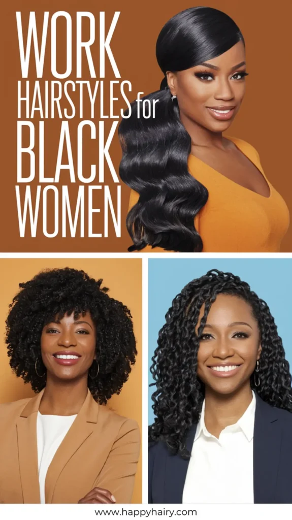 work hairstyles for black women 1