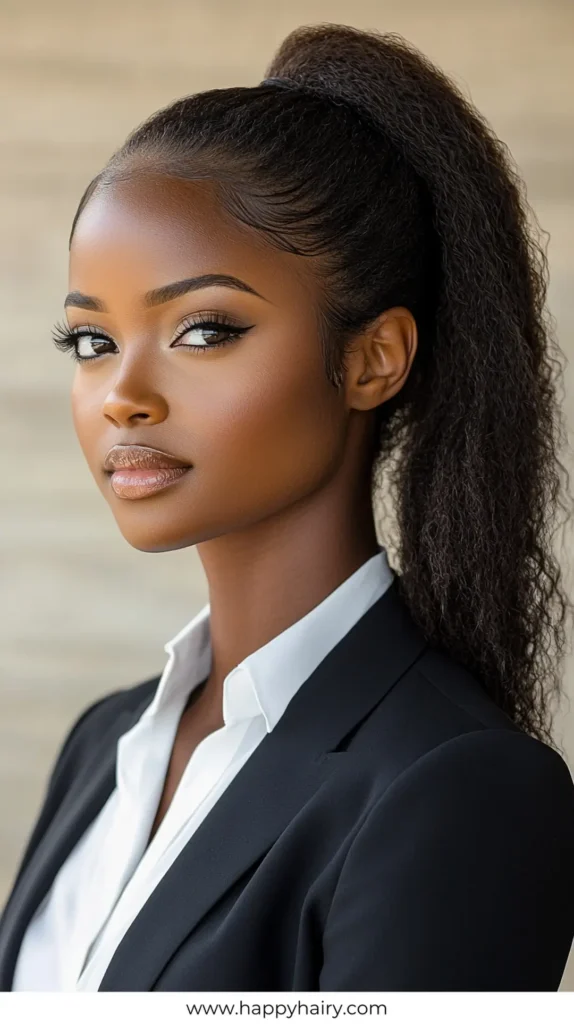 work hairstyles for black women 16