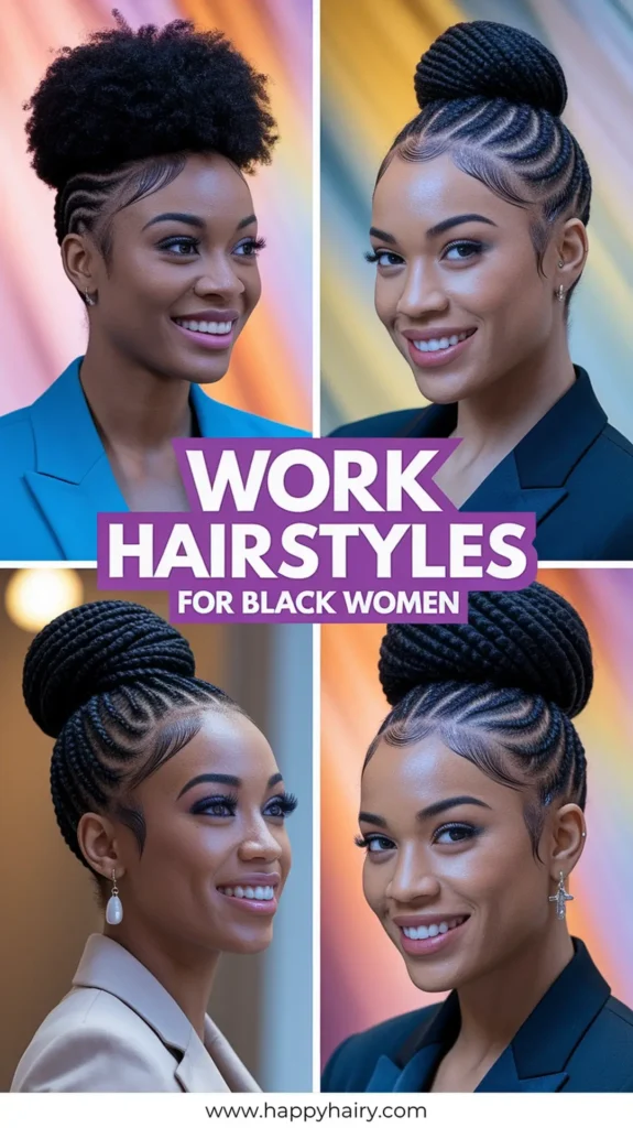 work hairstyles for black women 2