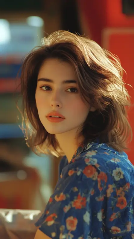 Unleash the 90s Magic - 90s blowout hair short