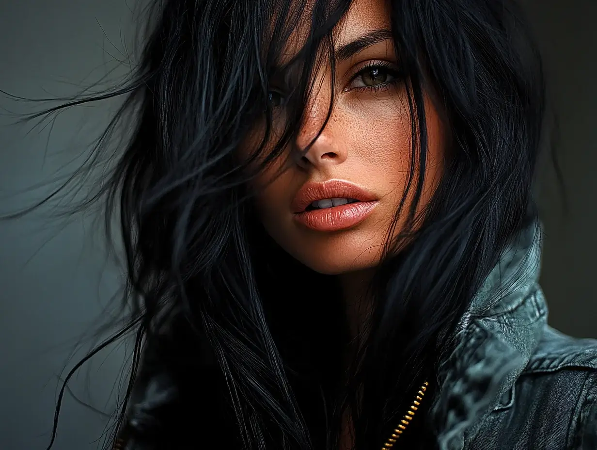black hair 3