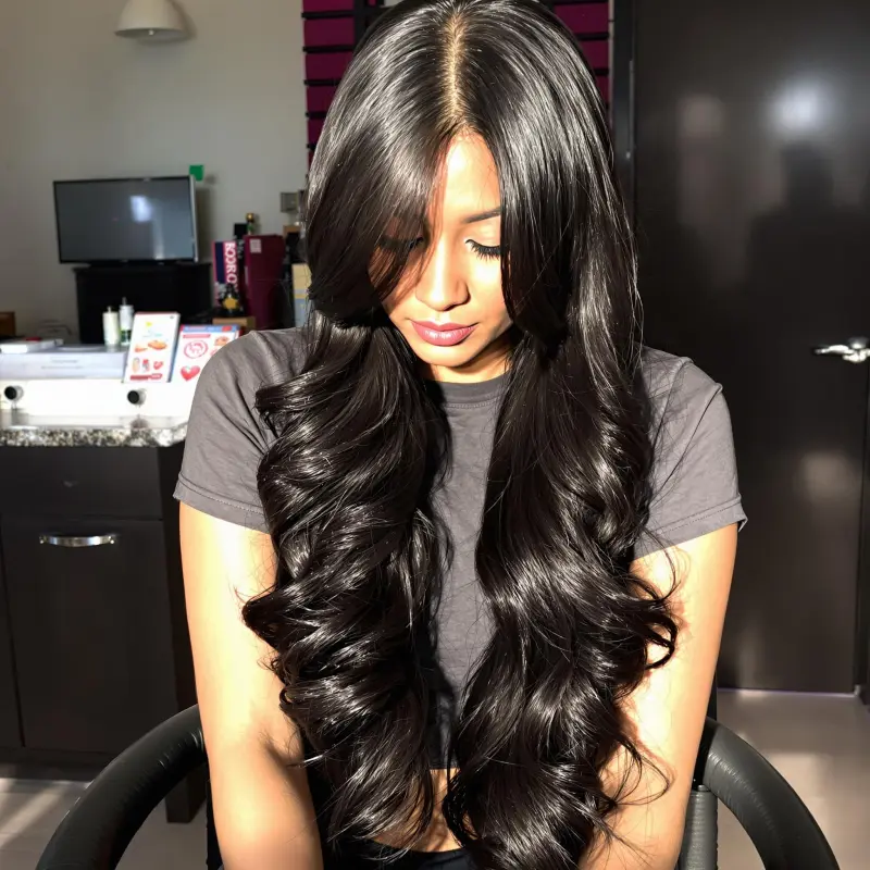 Radiant Reverie: The Glamour Glow - blowout-hair