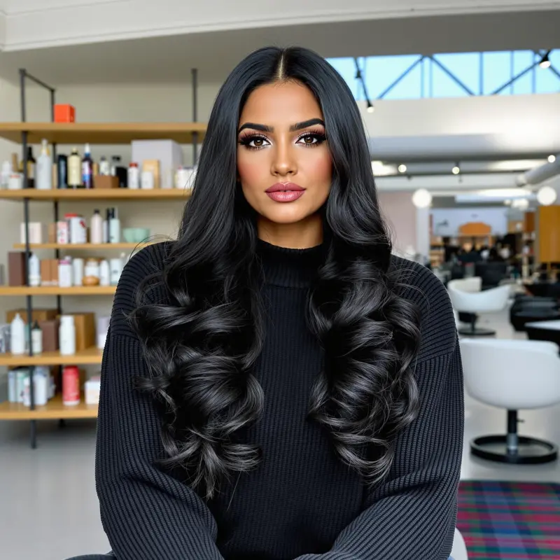 Mystic Waves of Timeless Elegance - blowout-hair