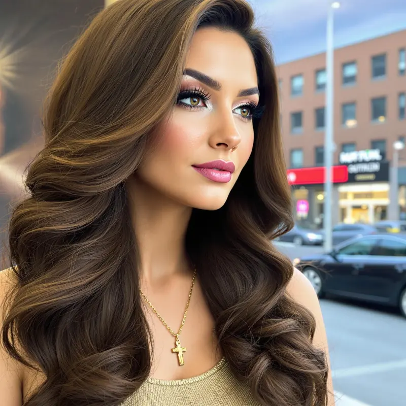 Enchanted Elegance: Unleash Your Inner Diva - blowout-hair