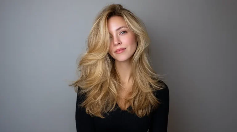 blowout hair blonde 3