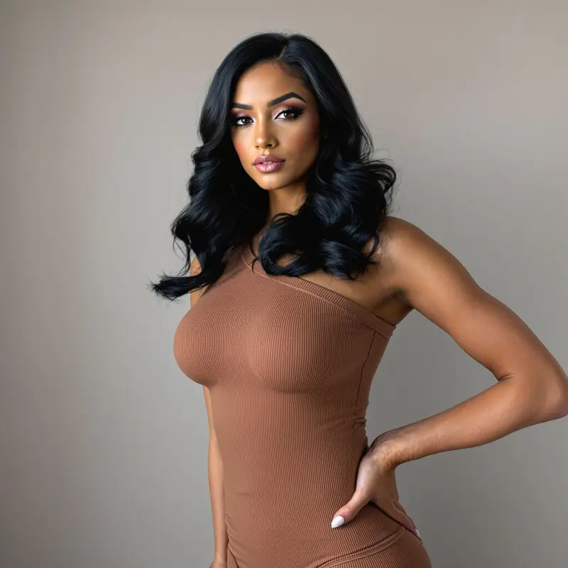 Radiant Waves: A Stylish Symphony for Black Women - blowout hairstyles for black women