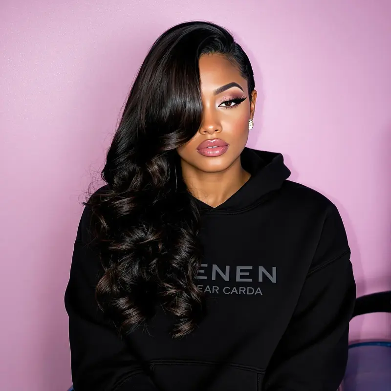 Enchanting Elegance: The Ravishing Wave Revolution - blowout side part