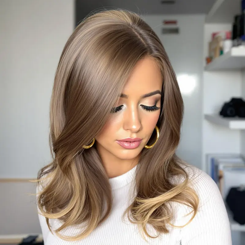 Effortless Glamour: The Blowout Spell - bouncy blowout curls