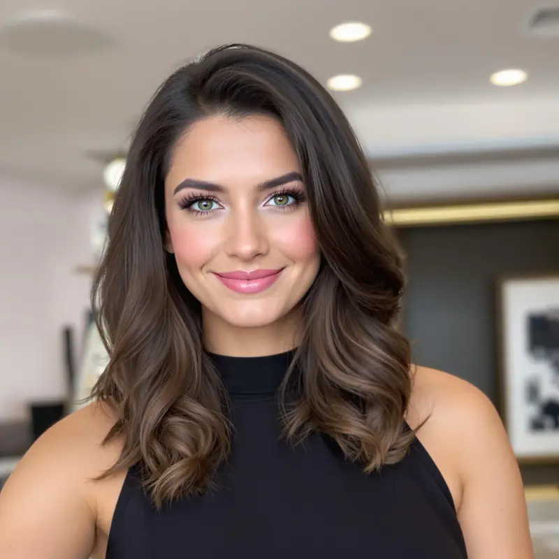 Unleash the Magic of Voluminous Elegance - bouncy blowout curls
