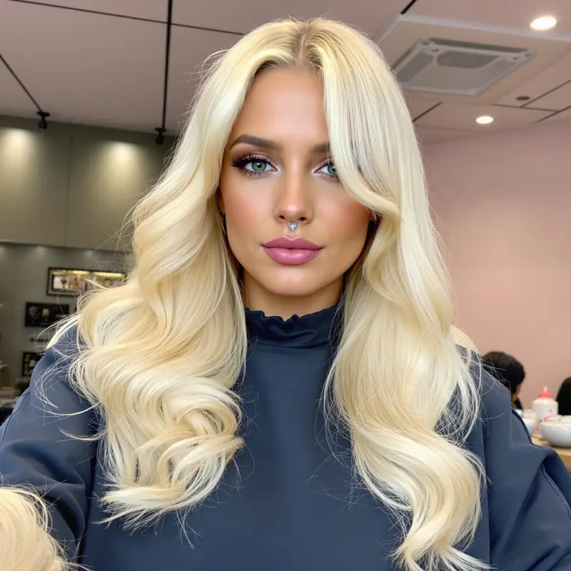 Glamorous Waves: The Ultimate Blowout Experience - bouncy blowout curls