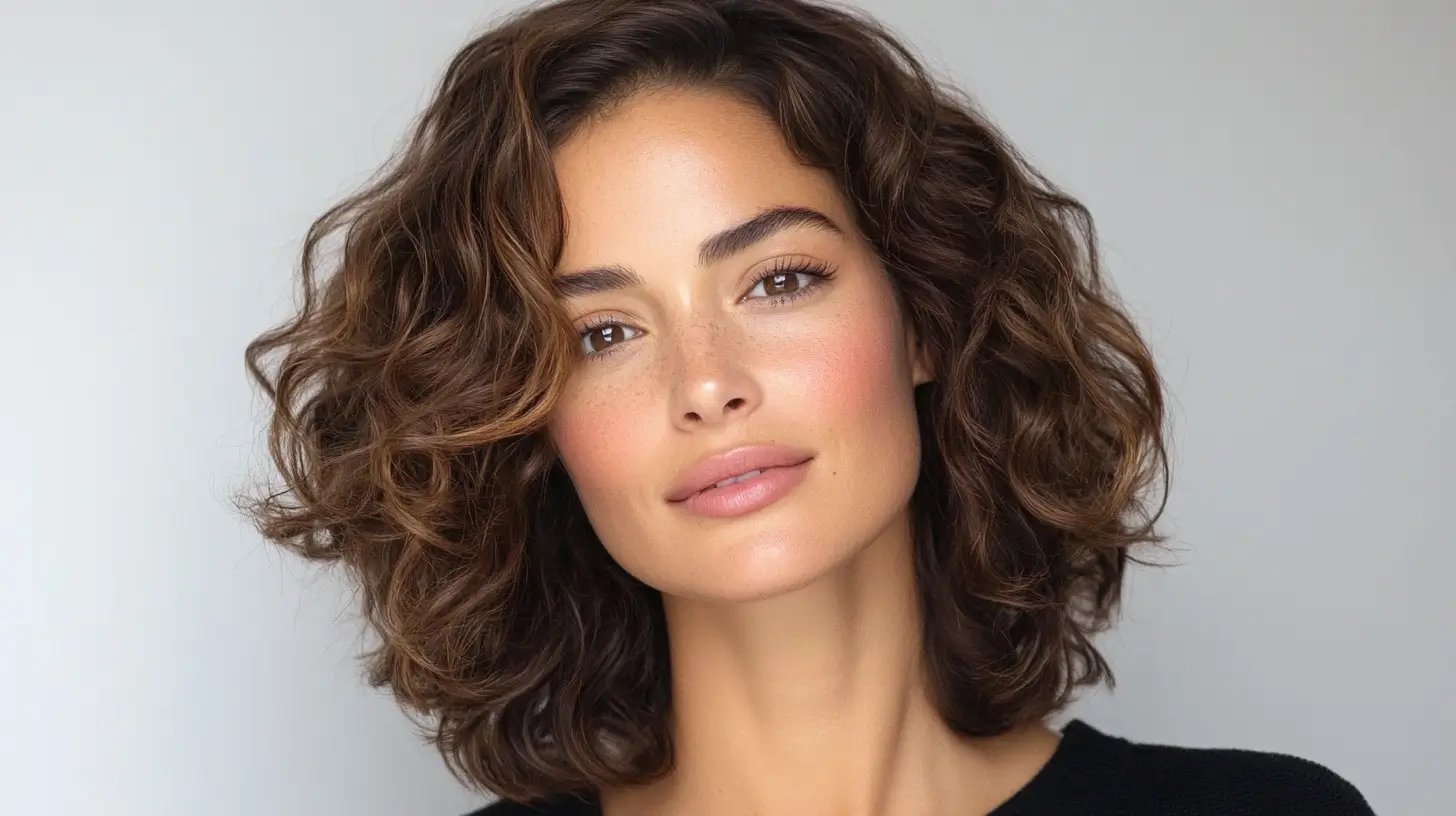 bouncy blowout curls 3